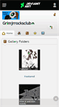 Mobile Screenshot of grimjrrocksclub.deviantart.com