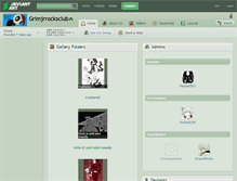 Tablet Screenshot of grimjrrocksclub.deviantart.com