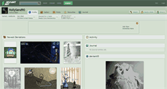 Desktop Screenshot of hollysand90.deviantart.com