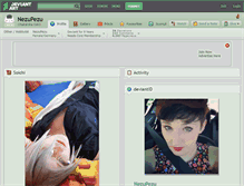 Tablet Screenshot of nezupezu.deviantart.com