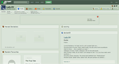 Desktop Screenshot of lady-dv.deviantart.com