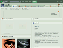 Tablet Screenshot of lady-dv.deviantart.com
