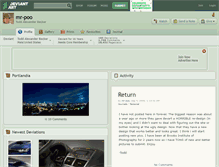 Tablet Screenshot of mr-poo.deviantart.com