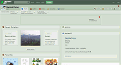 Desktop Screenshot of namidayume.deviantart.com