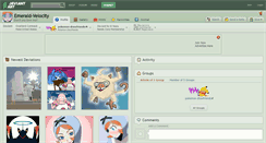 Desktop Screenshot of emerald-velocity.deviantart.com