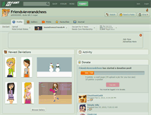 Tablet Screenshot of friends4everandchees.deviantart.com