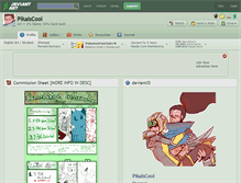 Tablet Screenshot of pikaiscool.deviantart.com
