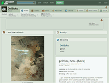 Tablet Screenshot of deliboku.deviantart.com