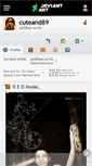 Mobile Screenshot of cuteand89.deviantart.com