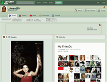 Tablet Screenshot of cuteand89.deviantart.com