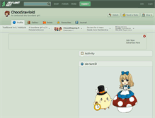 Tablet Screenshot of chocosrawloid.deviantart.com