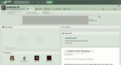 Desktop Screenshot of deathnote-rp.deviantart.com