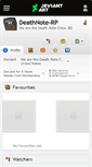 Mobile Screenshot of deathnote-rp.deviantart.com