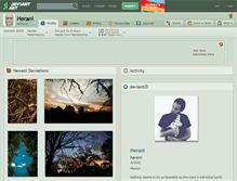 Tablet Screenshot of herani.deviantart.com