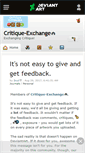 Mobile Screenshot of critique-exchange.deviantart.com