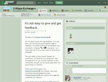 Tablet Screenshot of critique-exchange.deviantart.com