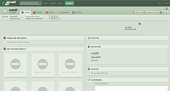 Desktop Screenshot of mdolfi.deviantart.com