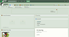 Desktop Screenshot of existens.deviantart.com