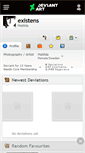 Mobile Screenshot of existens.deviantart.com