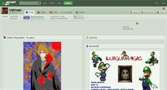 Desktop Screenshot of luigimagic.deviantart.com