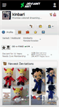 Mobile Screenshot of kinbari.deviantart.com