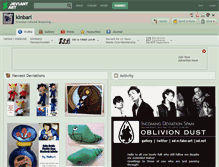 Tablet Screenshot of kinbari.deviantart.com