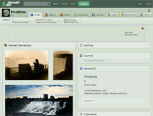 Tablet Screenshot of hwatmos.deviantart.com