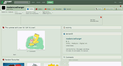 Desktop Screenshot of madamcoathanger.deviantart.com