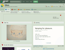 Tablet Screenshot of otikon.deviantart.com