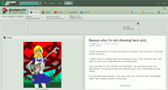 Desktop Screenshot of ghostamy101.deviantart.com