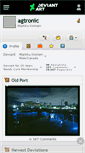 Mobile Screenshot of agtronic.deviantart.com