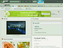 Tablet Screenshot of agtronic.deviantart.com