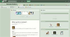 Desktop Screenshot of neomane-horders.deviantart.com