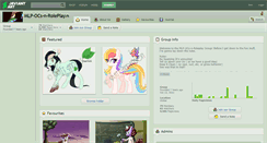 Desktop Screenshot of mlp-ocs-n-roleplay.deviantart.com