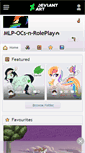 Mobile Screenshot of mlp-ocs-n-roleplay.deviantart.com