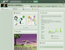 Tablet Screenshot of mlp-ocs-n-roleplay.deviantart.com