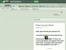Tablet Screenshot of kaaethe.deviantart.com