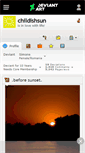 Mobile Screenshot of childishsun.deviantart.com