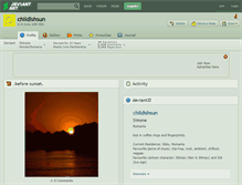Tablet Screenshot of childishsun.deviantart.com