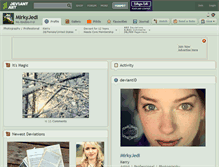 Tablet Screenshot of mirkyjedi.deviantart.com