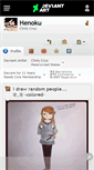 Mobile Screenshot of henoku.deviantart.com