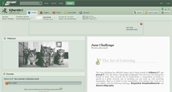 Desktop Screenshot of kjherstin.deviantart.com