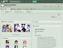 Tablet Screenshot of masumi-nishijima.deviantart.com