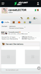 Mobile Screenshot of caveatlector.deviantart.com