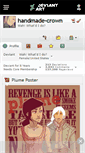 Mobile Screenshot of handmade-crown.deviantart.com