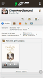 Mobile Screenshot of cherokeediamond.deviantart.com