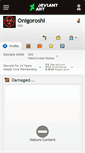 Mobile Screenshot of onigoroshi.deviantart.com