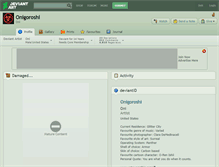Tablet Screenshot of onigoroshi.deviantart.com