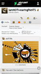 Mobile Screenshot of iamnotwearingpants.deviantart.com