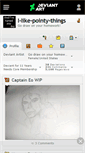 Mobile Screenshot of i-like-pointy-things.deviantart.com